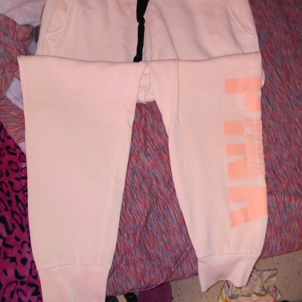 Pink Victoria Secret Skinny Jogger